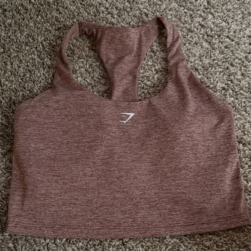Gymshark Burgundy Racerback Top